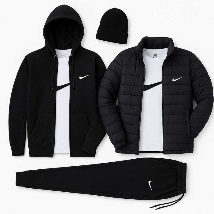 Зимний Комплект Nike (S-XXL) Набор найк спортивный мужской