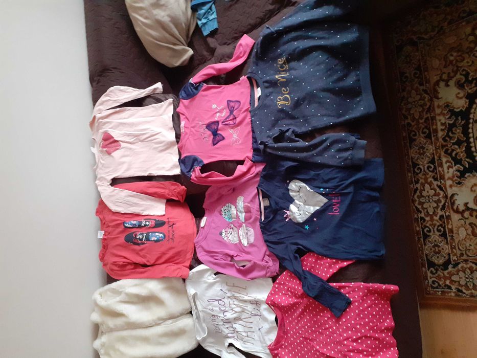 Ubrania dla dziewczynki  roz: 110/ 116