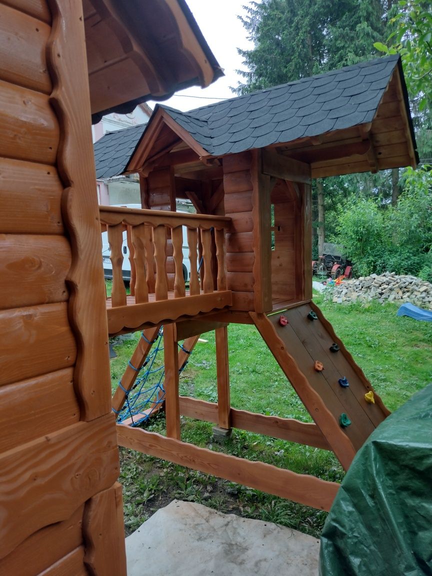 Plac zabaw  L  domki dla dzieci ,Bieszczady producent