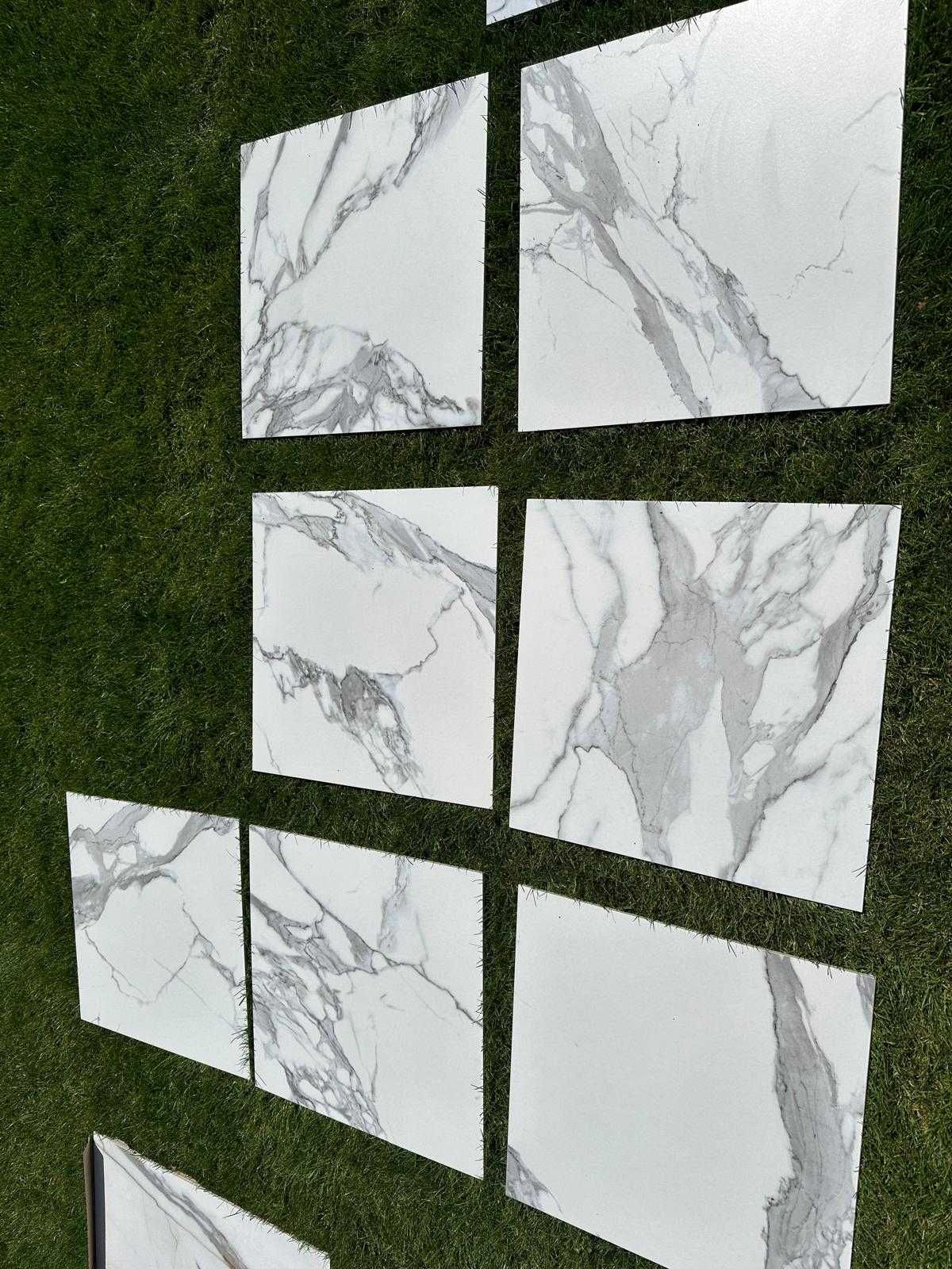 7 płytek Calacatta white matowe 60 x 60