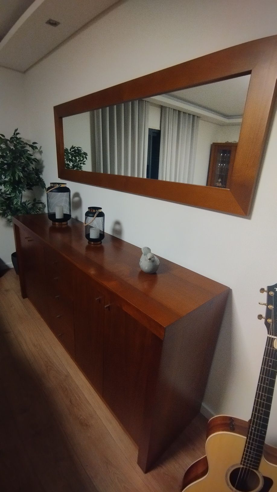 Mobília de sala de jantar e de estar  cerejeira