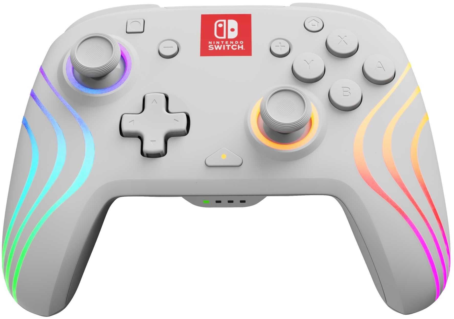 PDP do Nintendo SWITCH Pad bezprzewodowy AFTERGLOW WAVE - biały