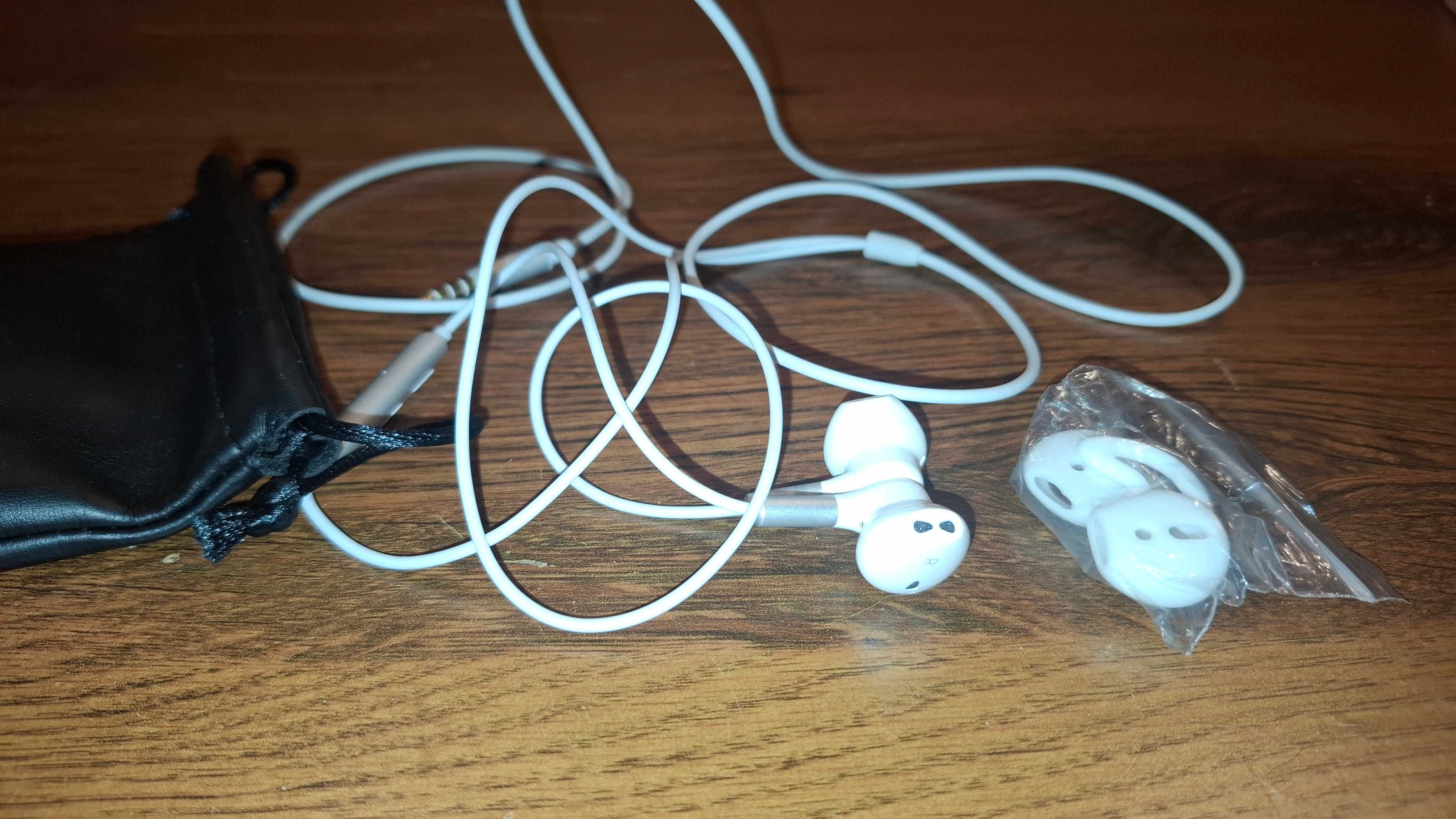 Słuchawki BENEWY - Mini Jack audio - Białe