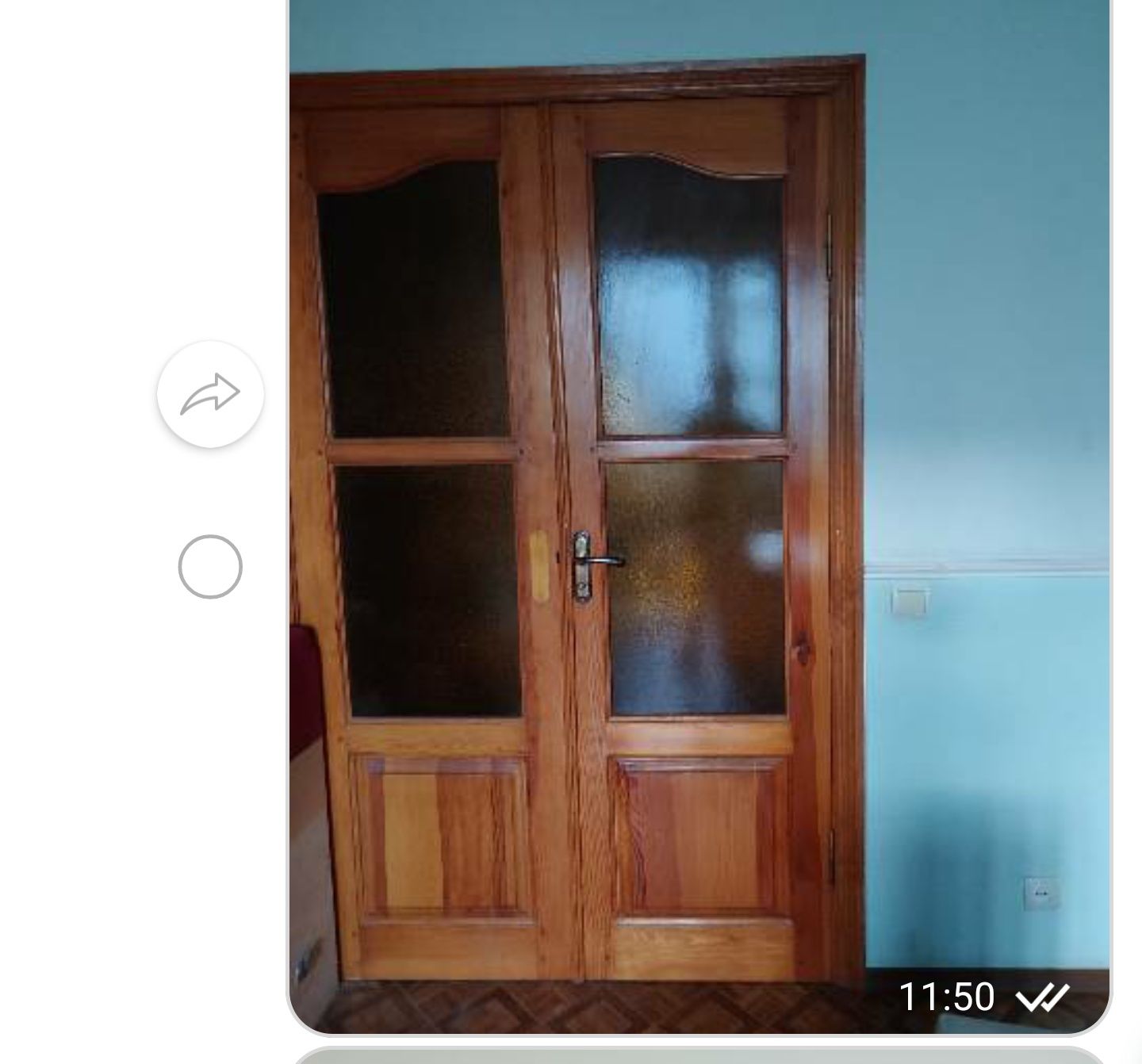 Дверь сосна из двух дверей