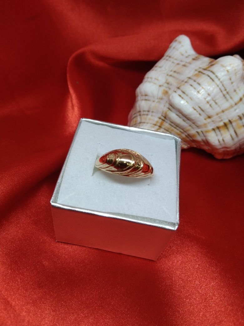 Piękny złoty pierścionek złoto Golden rose 583, rozmiar 14
