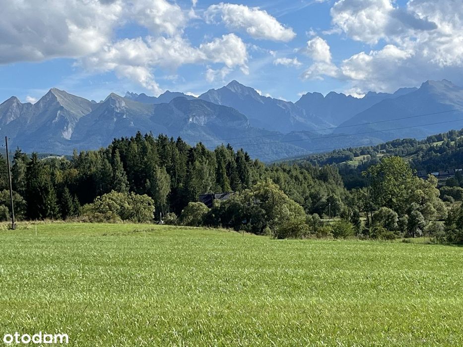 Na sprzedaż działka 20 arów z cudownym widokiem na Tatry | Czarna Góra