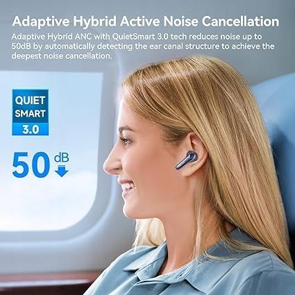 Słuchawki Bezprzewodowe Dokanałowe Earfun Air Pro 4 ANC Bluetooth 5.4