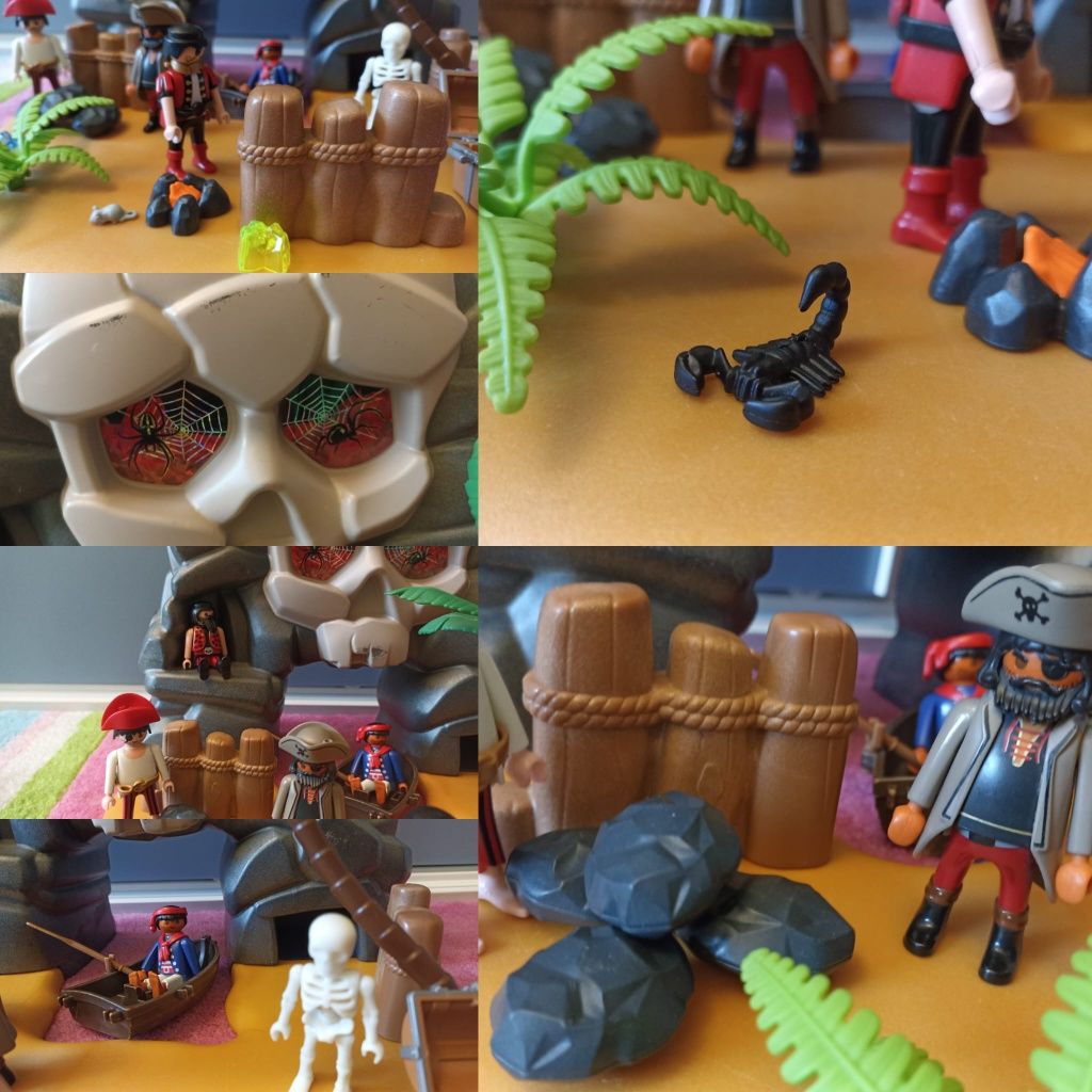 Wielki zestaw piracki Playmobil 4 duże zestawy piraci pirates statek