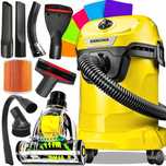 Odkurzacz Bezworkowy Wd3 Karcher Komplet Ssawek Turboszczotka Zestaw G