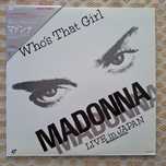 Laserdisc Madonna Who's That Girl: Live In Japan  1987 Japan (NM/NM)
