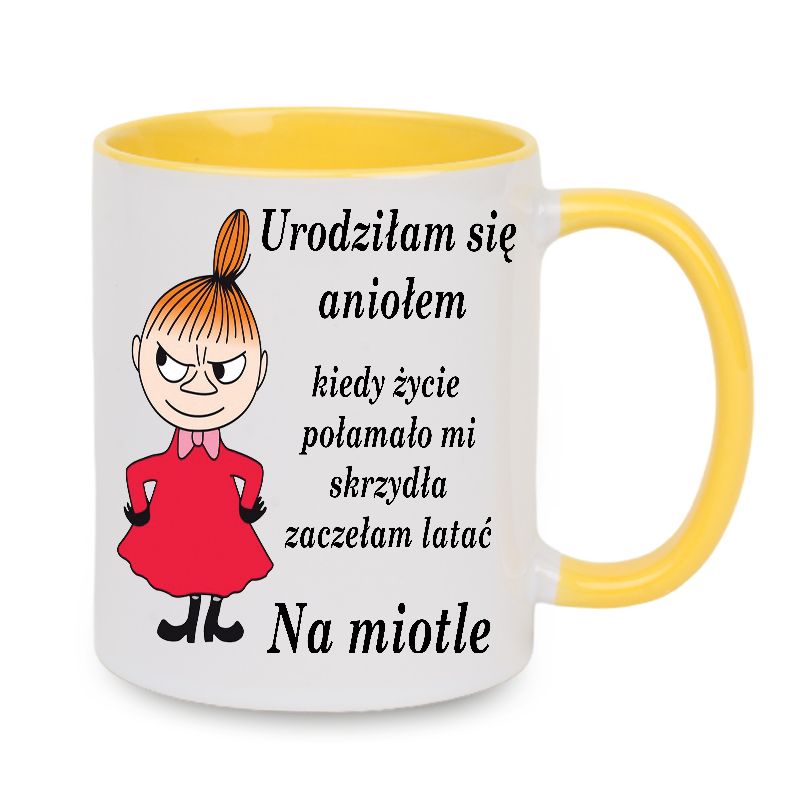 Kubek z nadrukiem Mała Mi, Muminki, Śmieszne, BCŻÓ-MI-027