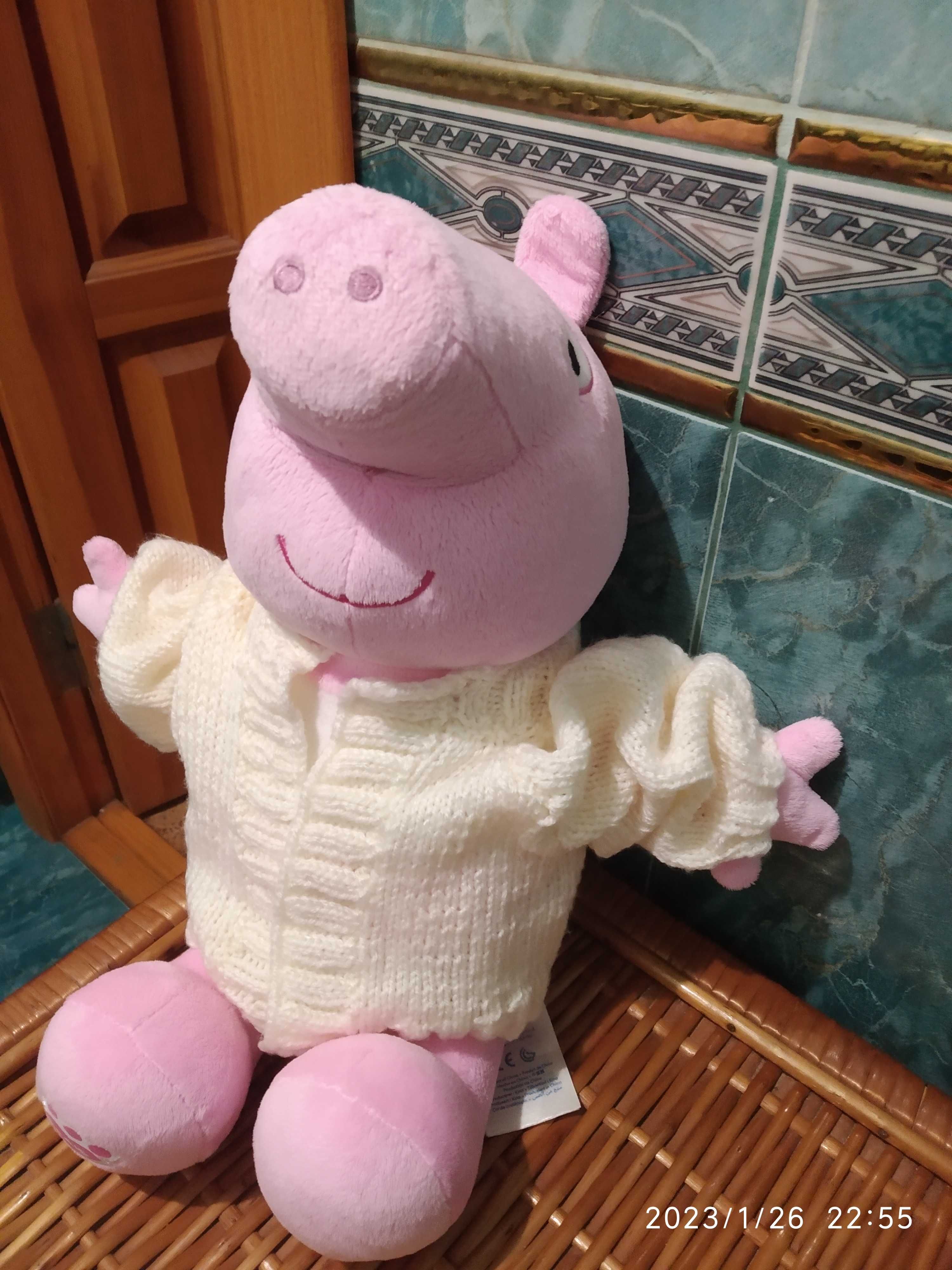 Свинка Peppa pig  Bab , большая (43 см)