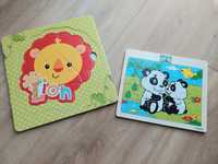 Puzzle dla maluszka Lew / Misie Panda