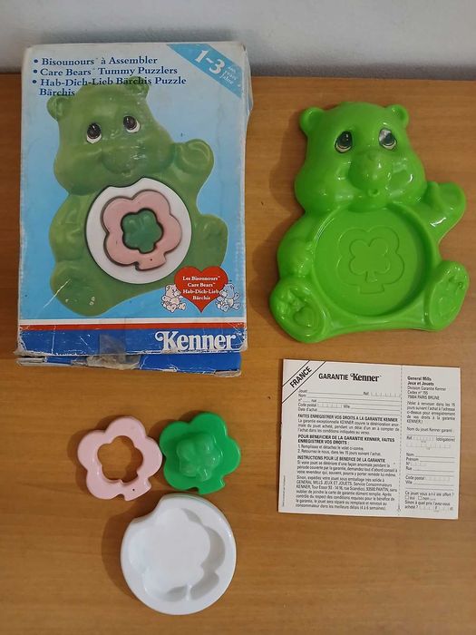Care bears tummy puzzlers Kenner 1-3 anos 1984