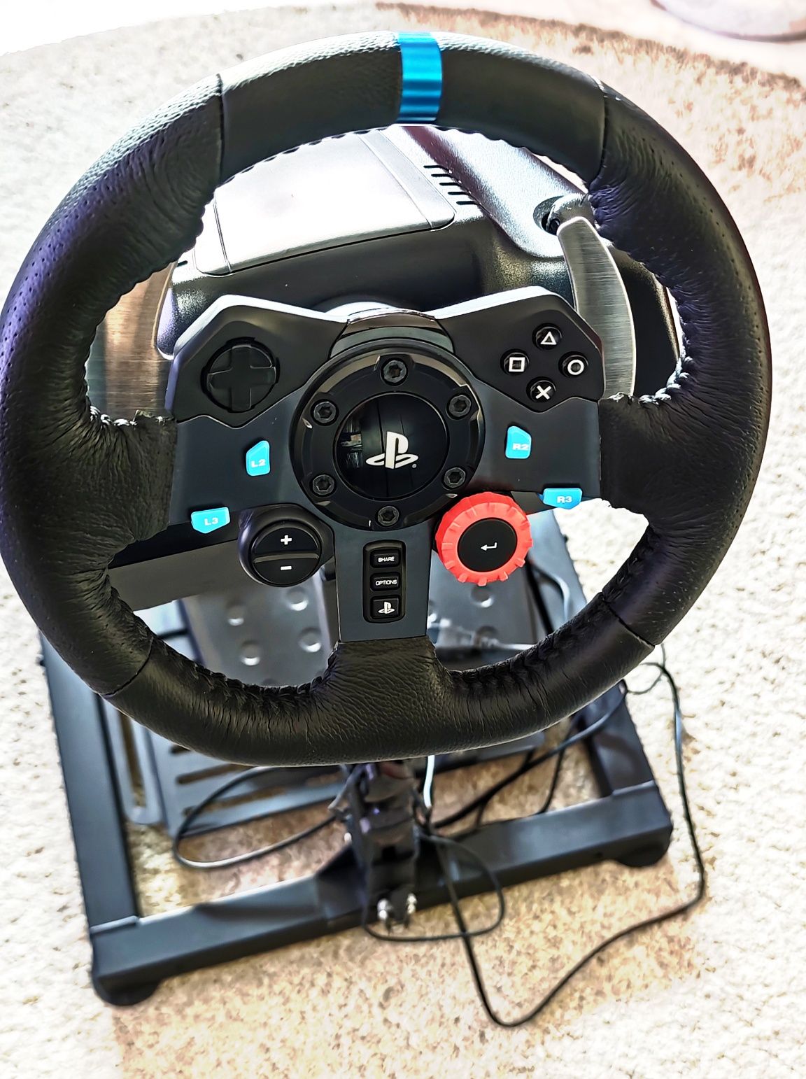 volante logitech g29 + suporte para volante