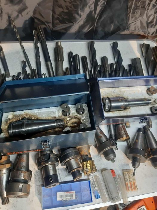 Wiertła, frezy, rozwiertaki