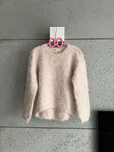Sweter H&M ciepły puszysty włochaty pudrowy róż 122 - 128, 6-8 lat
