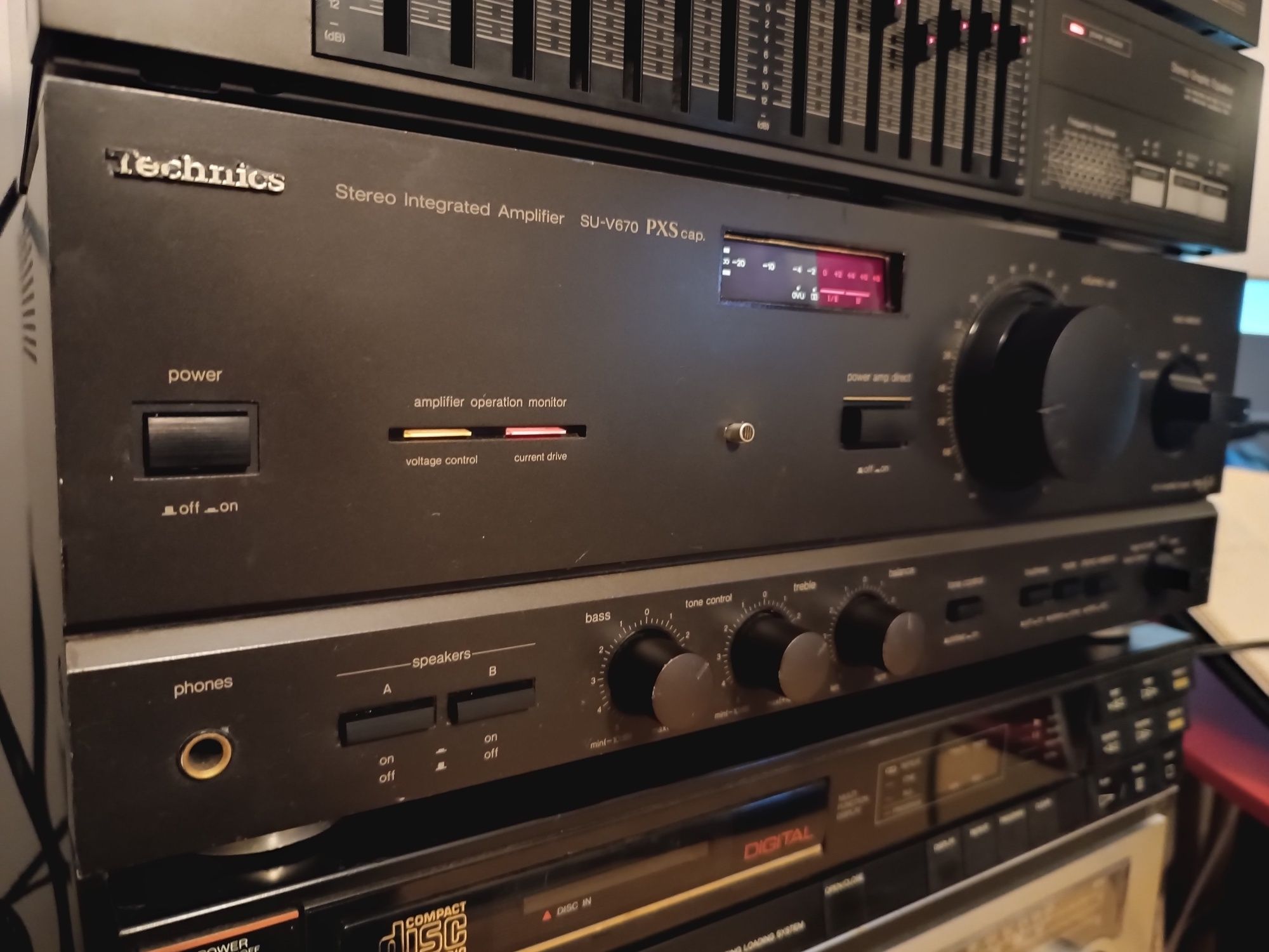 Amplificador Technics SU-V670 PXScap –modificado