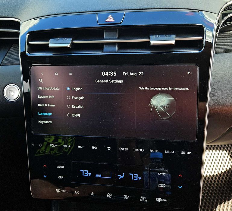 Hyundai KIA Konwersja US-EU Polskie Menu Mapa Europy Wrocław