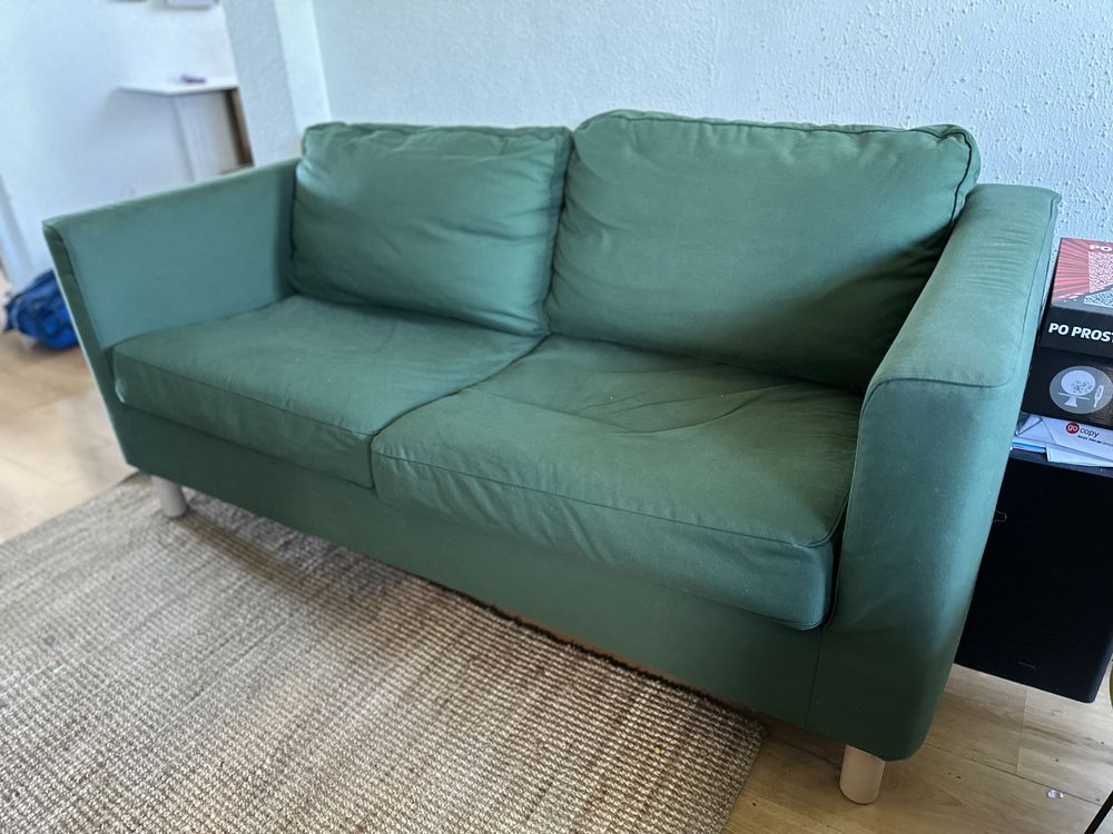 Sofa butelkowa zieleń Ikea