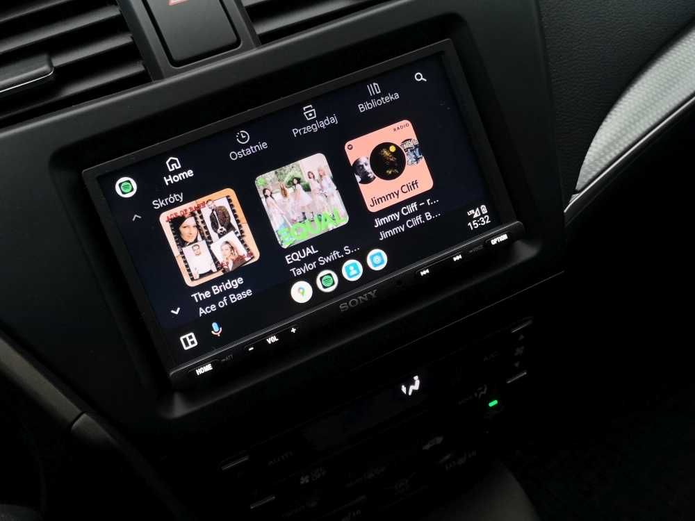 Radio nawigacja 2din Sony VS Kenwood Android Auto Carplay Google Maps