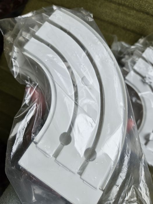 ŁUK koncowy szyny sufitowej PCV 2 tory