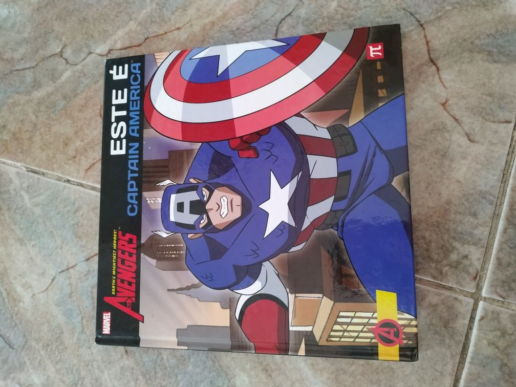 Livro capitão América Marvel