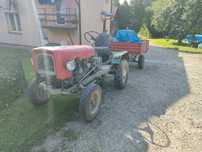 Traktorek Sam es9 + przyczepka + hydraulika + rozrusznik+ alternator.