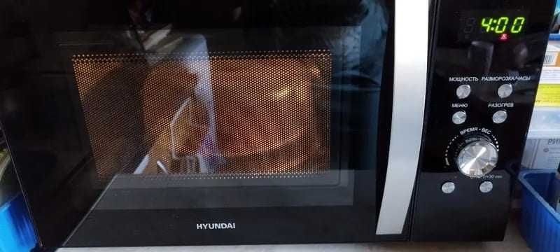 Hyundai микроволновка бу печь гриль плита
