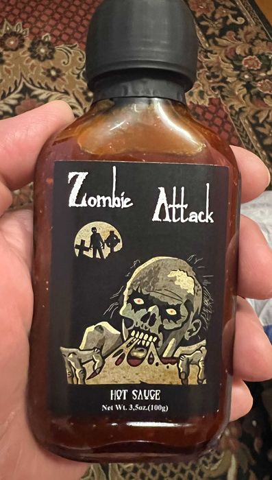 Hot Sauce 670,000 SHU! Carolina Reaper "Zombie Attack"