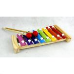 Cymbałki ksylofon DZWONKI DREWNIANE METALOWE Montessori