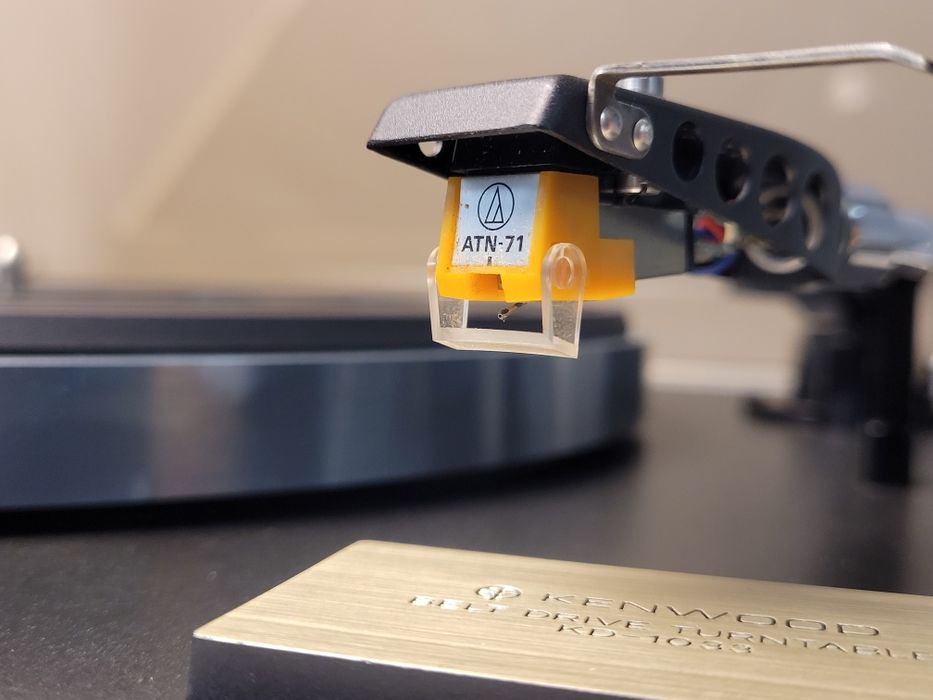Gramofon Kenwood KD-1033 – po serwisie, nowy pasek, igła ATN-71, Biały
