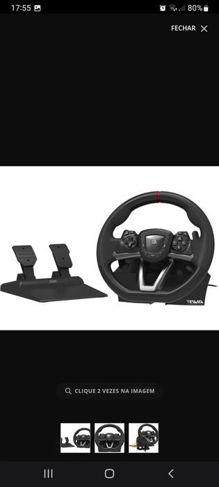 Volante e pedais