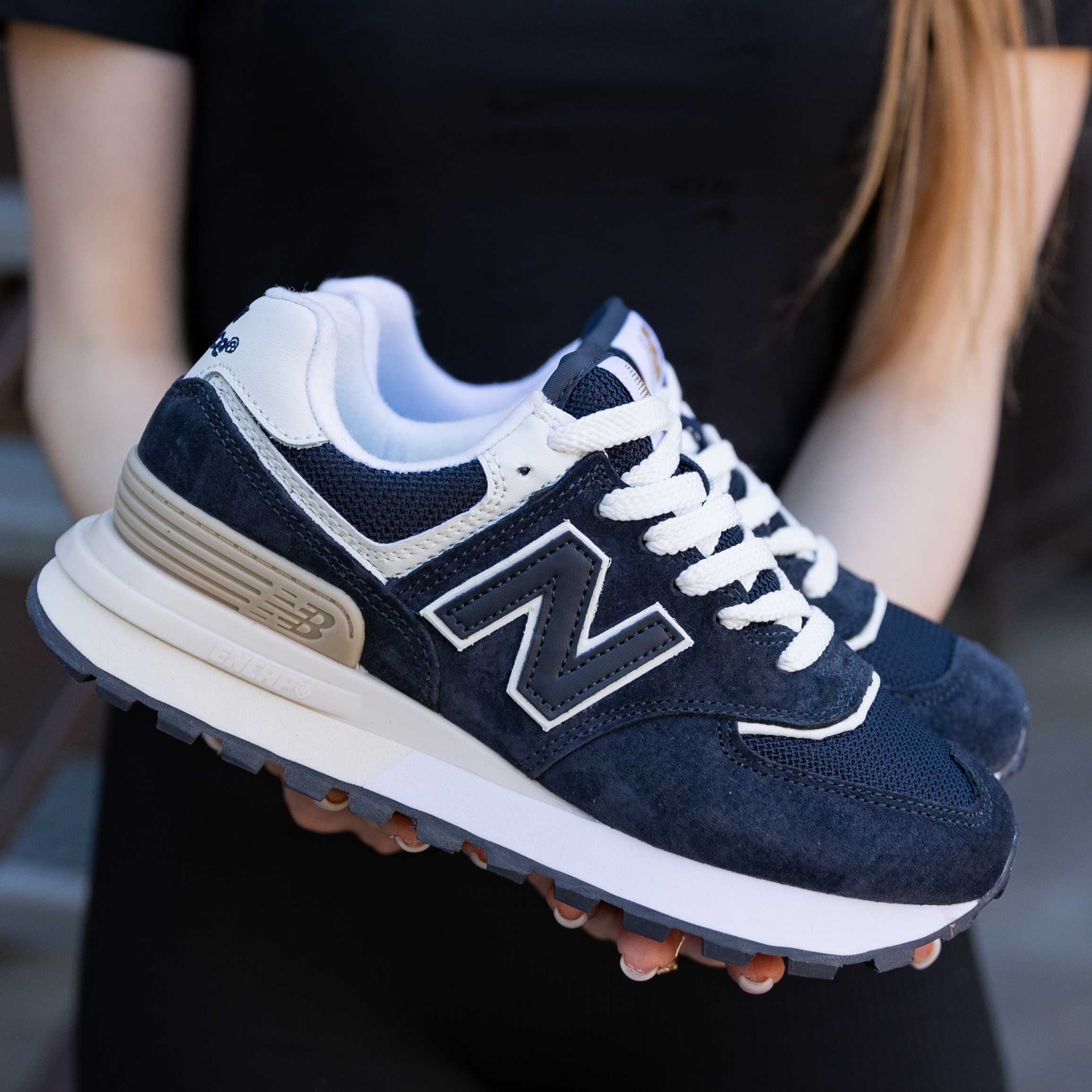 Кроссовки женские Нью Беланс New Balance 574 Legacy Dark Blue