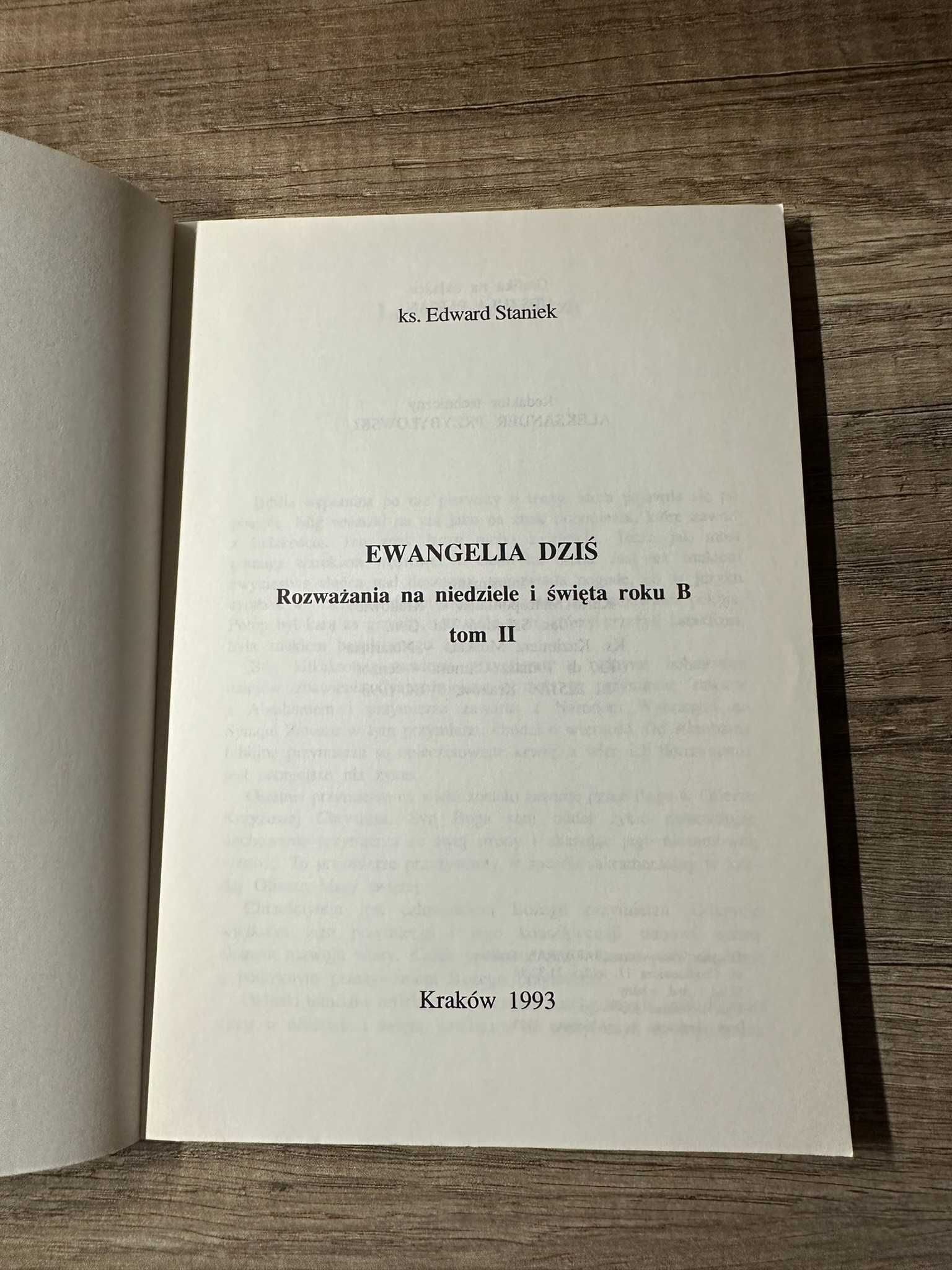 Ewangelia dziś - Ks. Edward Staniek