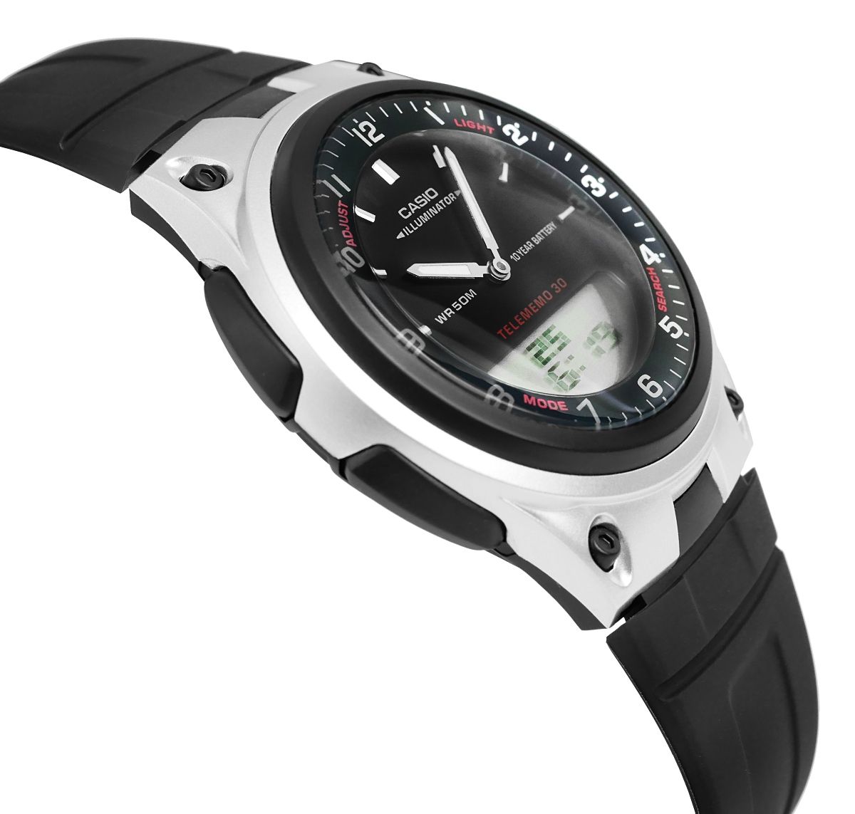 zegarek męski casio dual aw-80-1avdf + box