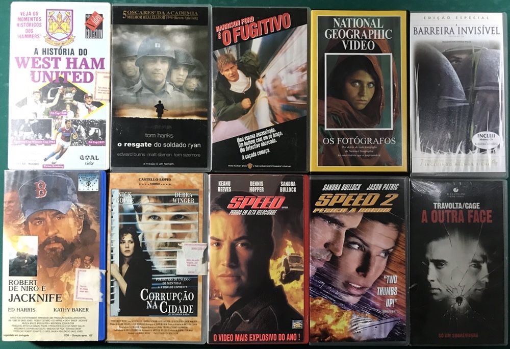 Cassetes variadas VHS