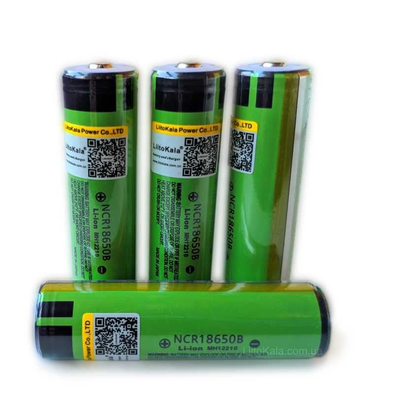 Аккумуляторы 18650 Liitokala 3400 mAh NCR18650B с платой защиты