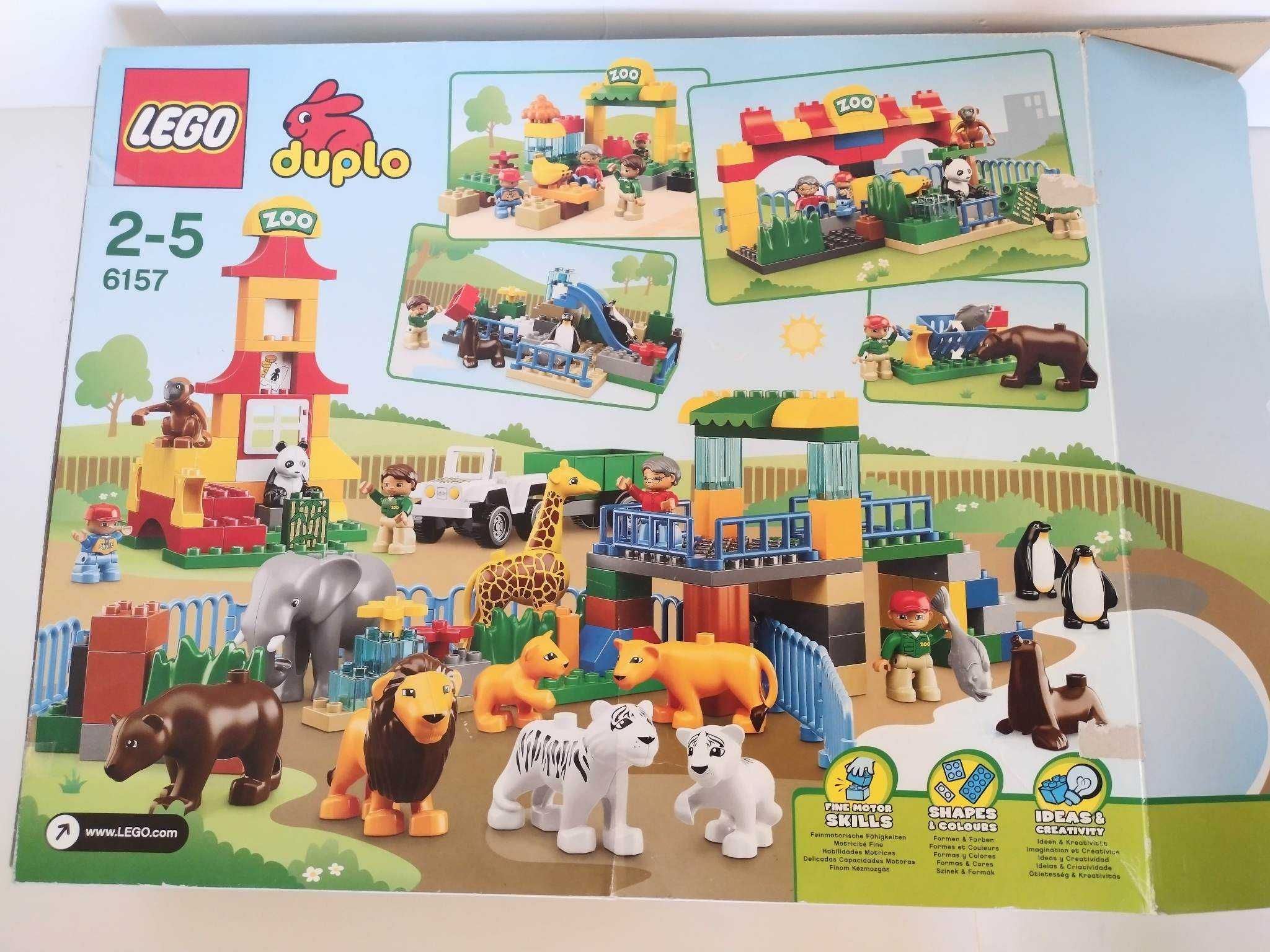 Lego duplo - duże zoo 6157 i inne dodane