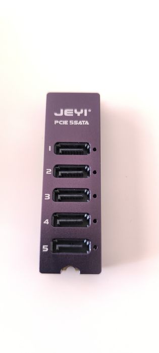 Adaptador JEYI NVMe M.2 para 5 Sata