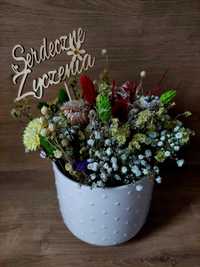 Box z suszonych kwiatów, Dzien Kobiet, dzien matki, urodziny, imieniny