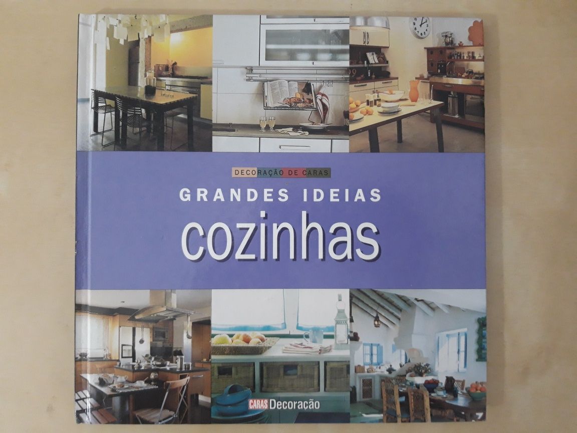 5 livros Colecção Decoração de Caras GRANDES IDEIAS