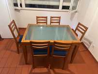 Mesa de jantar de 6 lugares como podes ampliar e transformar em 8