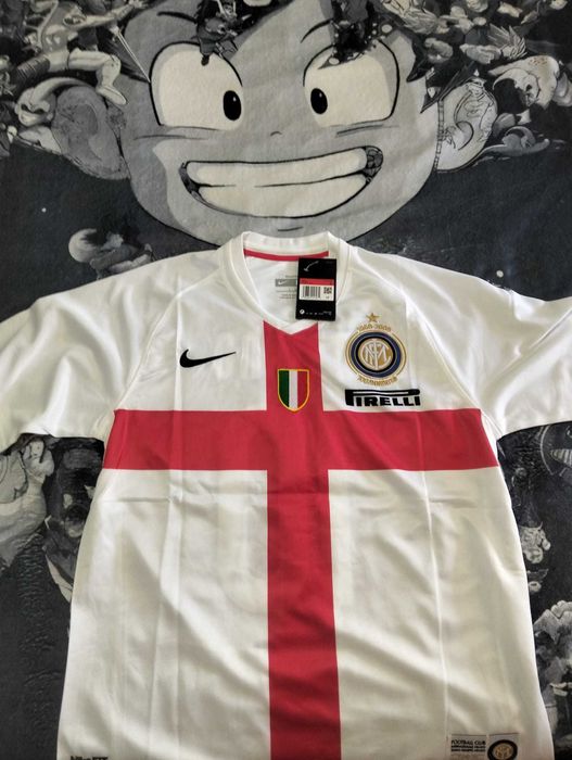 camisola nike alternativa inter milan adriano tamanho L