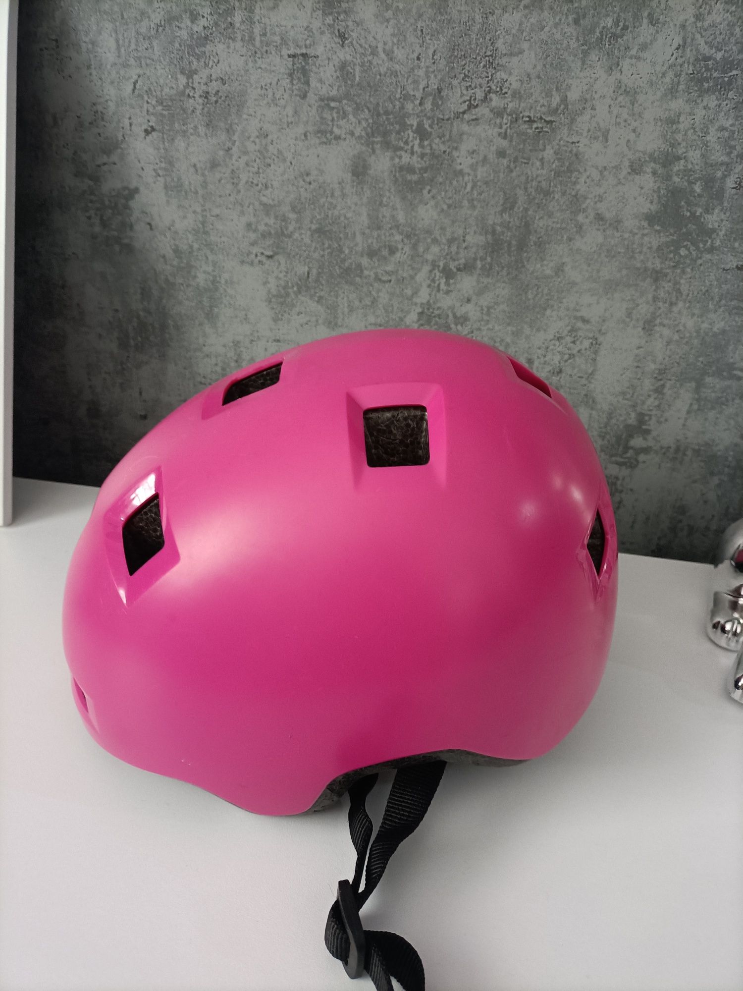 Kask dla dzieci Oxelo B100 pink 53-46cm