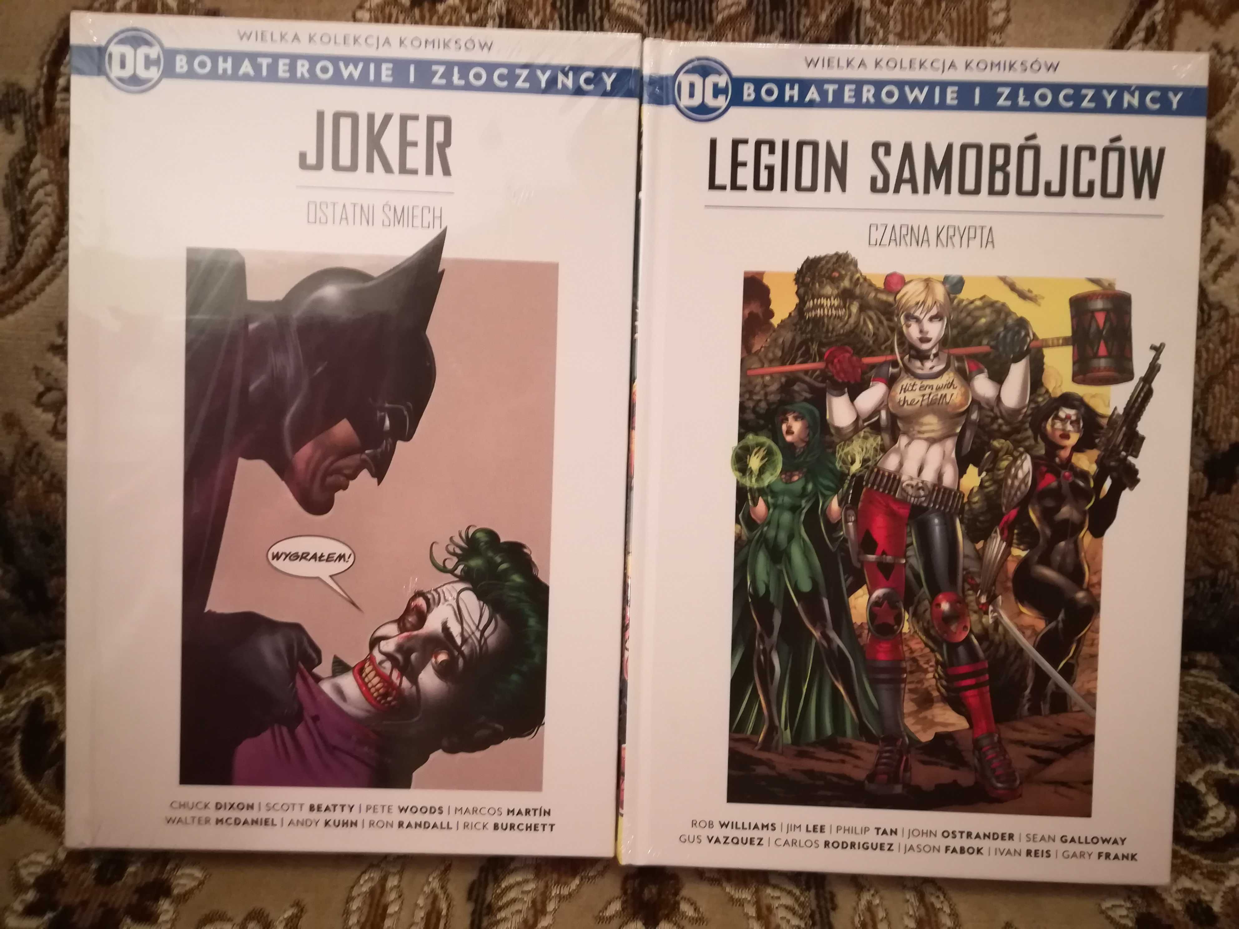Bohaterowie i złoczyńcy DC Batman Joker Legion Samobójców