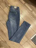 Jeansy skinny niebieskie