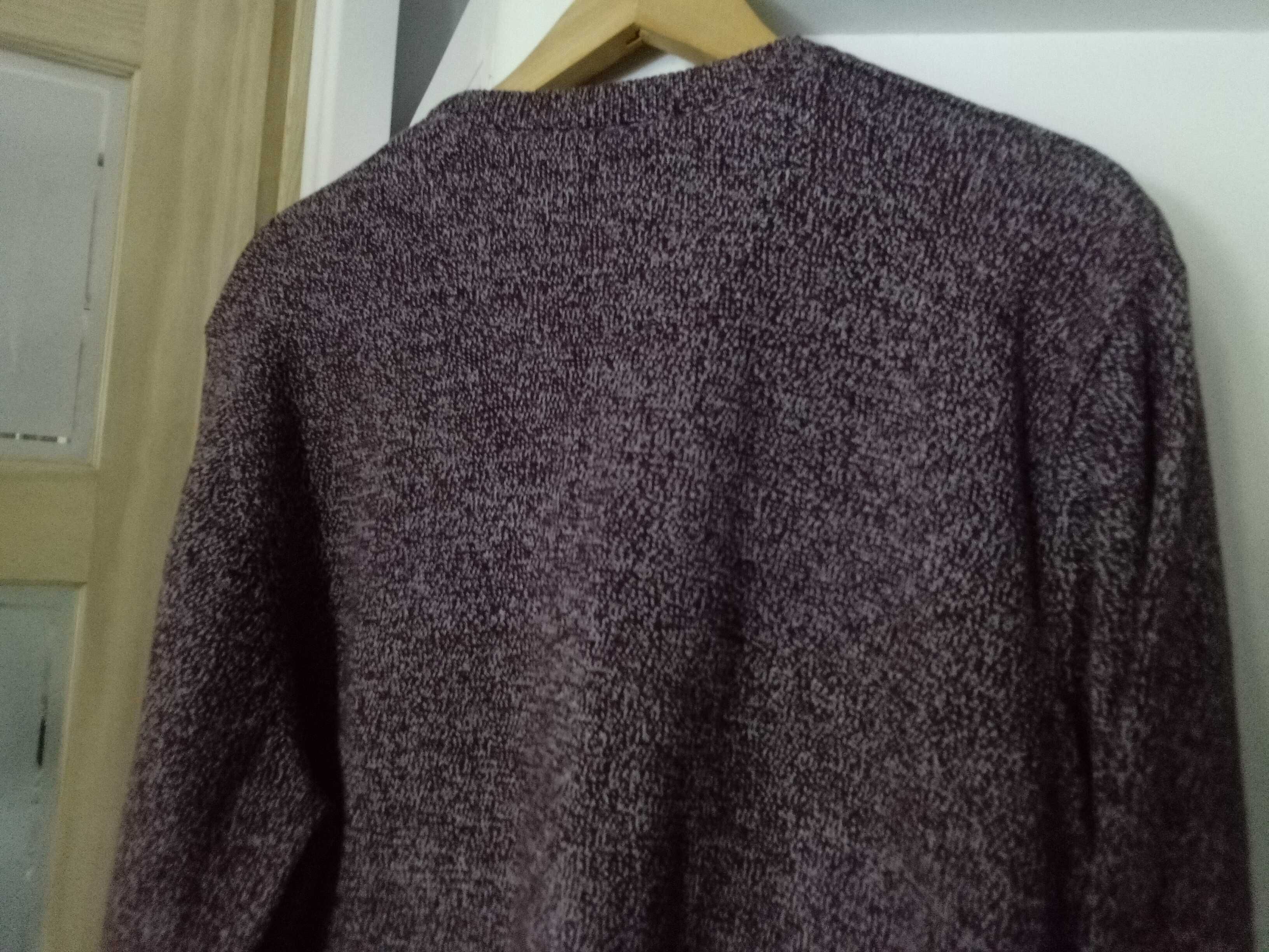 jak NOWY bawełniany MAINE new england sweter męski melanżowy L