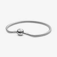 Pulseira Pandora Malha Snake Moments em Prata de Lei S925 Nova