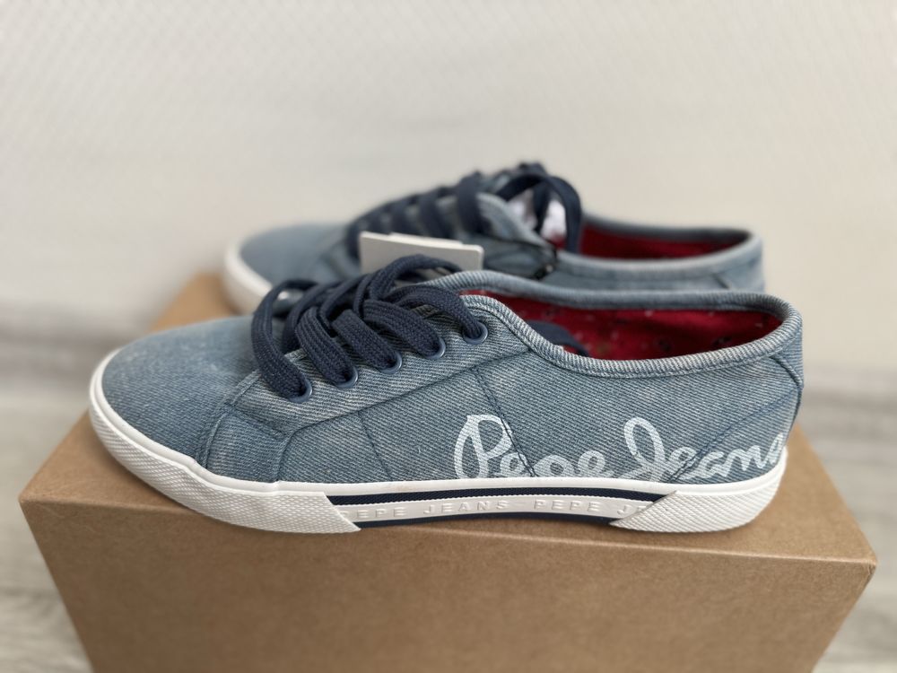 Летние джинсовые кеды Pepe Jeans